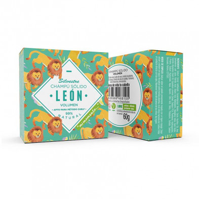 Champú Solido Voluminizador 60gr Leon - Silvestre Champú Solido Voluminizador 60gr Leon - Silvestre