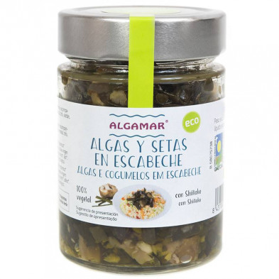 Algas Y Setas Escabeche Eco 160g Algas Y Setas Escabeche Eco 160g