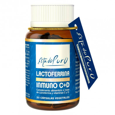 Estado Puro Lactoferrina Inmuno C+D 30VCap Estado Puro Lactoferrina Inmuno C+D 30VCap