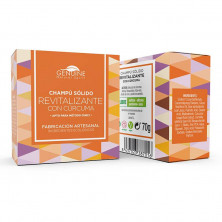 Champu Solido Revitalizante Con Cúrcuma 60g