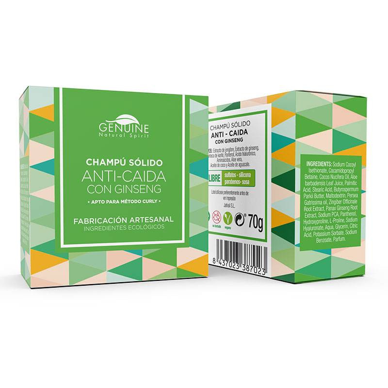 Champu Solido Anti-Caida Con Ginseng 60g