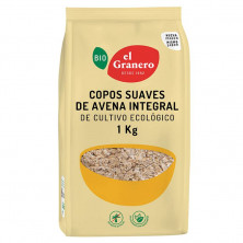 Copos Suaves De Avena Integral Bio 1kg