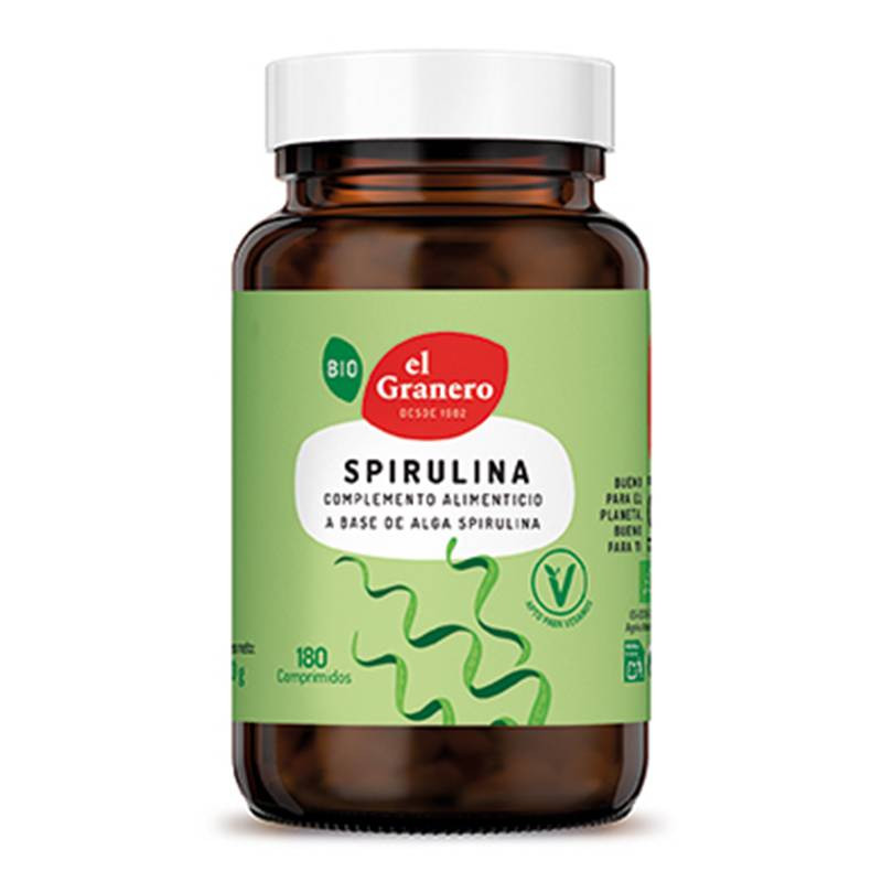Spirulina Bio 500mg 180comp