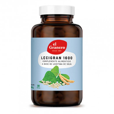 Lecigran 1600 (Lecitina De Soja) 1600mg 90per Lecigran 1600 (Lecitina De Soja) 1600mg 90per