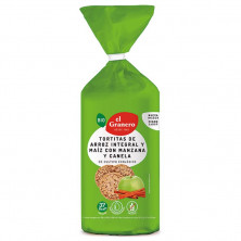 Tortitas Arroz Y Maiz Con Manzana Y Canela Bio 127g