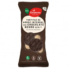 Tortitas De Arroz Con Chocolate Negro Bio 100gr 6ud