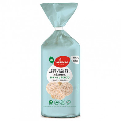 Tortitas De Arroz Sin Sal Añadida Bio 115g Tortitas De Arroz Sin Sal Añadida Bio 115g