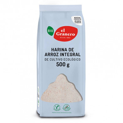 Harina De Arroz Integral Bio 500g Harina De Arroz Integral Bio 500g