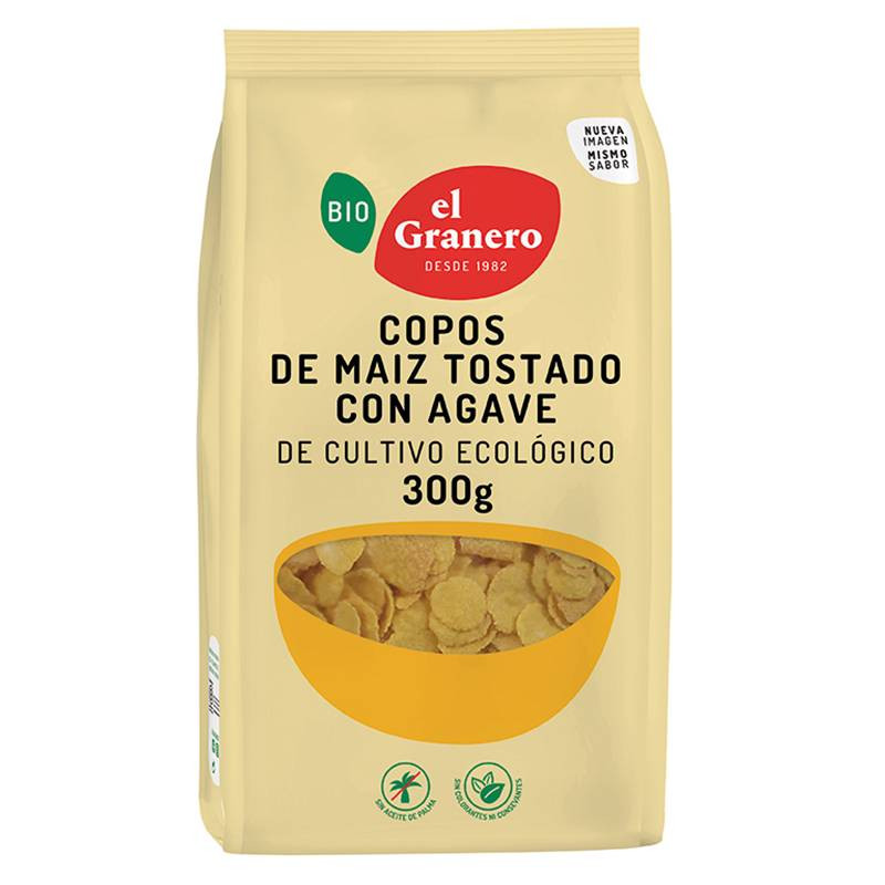 Copos Maiz Tostados Agave Bio 300g