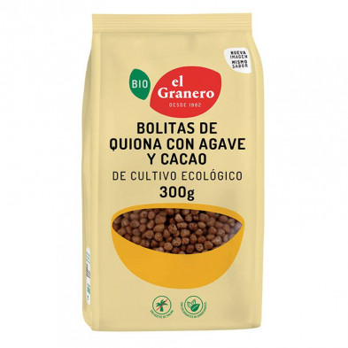 Bolitas De Quinoa Con Agave Y Cacao Bio 300g Bolitas De Quinoa Con Agave Y Cacao Bio 300g