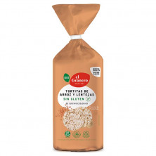 Tortitas De Arroz Y Lentejas Sin Gluten Bio 115g