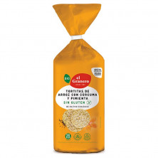 Tortitas De Arroz Con Curcuma Y Pimienta Sin Gluten Bio 115g