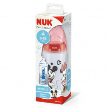 Biberon Mickey Fc+  Pp Tc 6-18 Silicona Rojo 300 ML