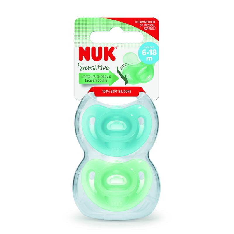 Chupete Sensitive 6-18 Silicona (2 Uds)