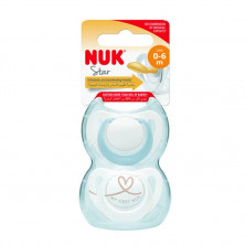 Chupete Star 0-6 Latex (2 Uds)