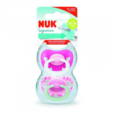 Chupete Signature 18-36 Silicona (2 Uds) Chupete Signature 18-36 Silicona (2 Uds)
