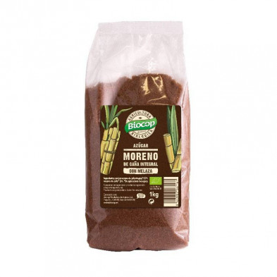 Azúcar Moreno Caña Integral Melaza 1kg - Biocop Azúcar Moreno Caña Integral Melaza 1kg - Biocop
