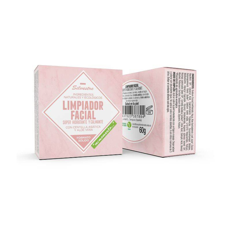 Limpiador Facial Hidratante Sólido 60gr - Silvestre