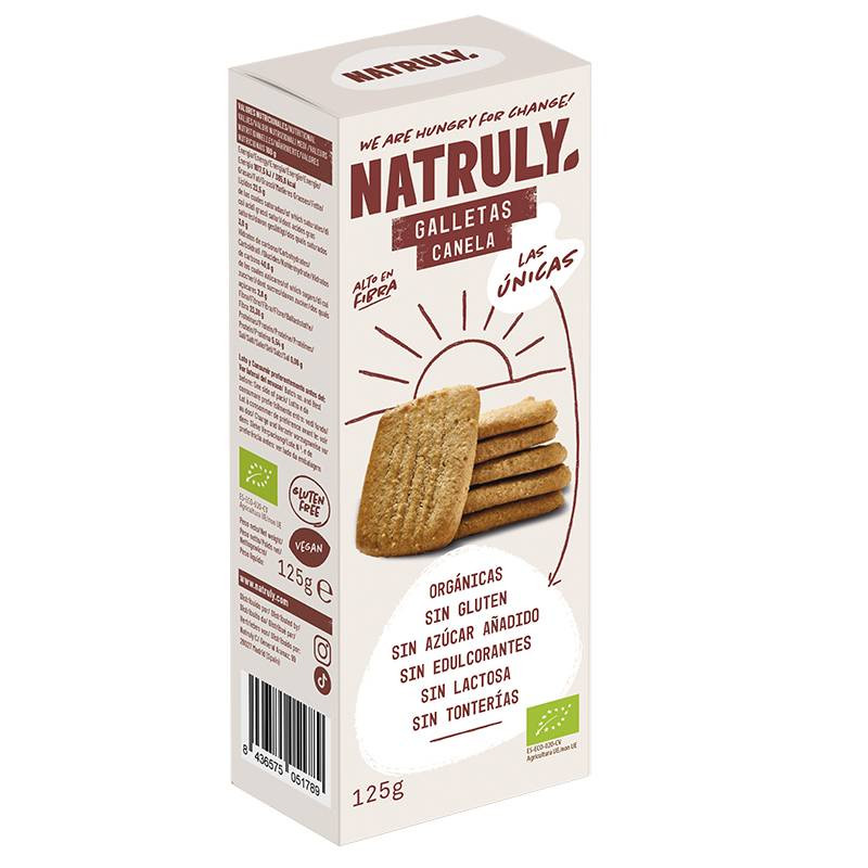 Galletas Cookies Sabor Canela Bio - Natruly