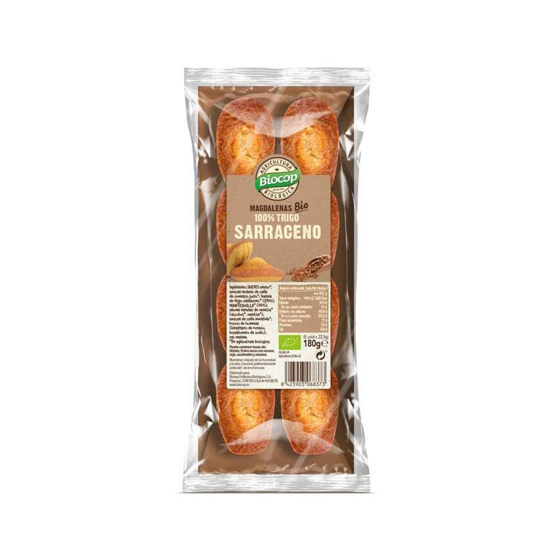 Magdalenas Trigo Sarraceno 100% 180g - Biocop
