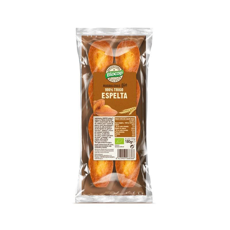 Magdalenas Trigo Espelta 100% 180g - Biocop