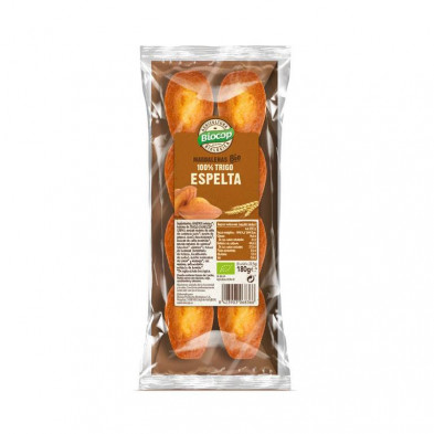 Magdalenas Trigo Espelta 100% 180g - Biocop Magdalenas Trigo Espelta 100% 180g - Biocop