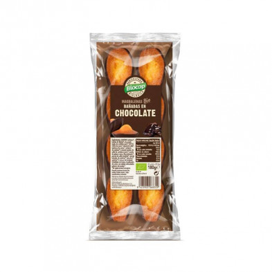 Magdalenas Bañadas Choco Negro 180g - Biocop Magdalenas Bañadas Choco Negro 180g - Biocop