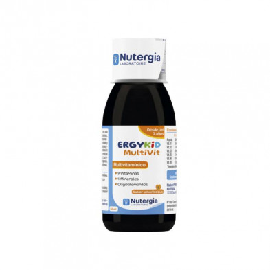 Ergykid Multivit Sabor Albaricoque 150 ml - Nutergia Ergykid Multivit Sabor Albaricoque 150 ml - Nutergia