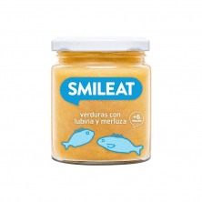 Tarrito De Verduras Con Lubina Y Merluza 230 Gr. - Smileat