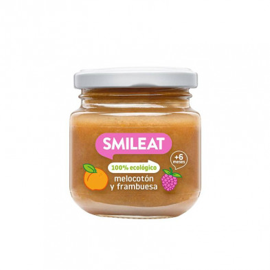 Tarrito De Frambuesa Y Melocoton 130 Gr. - Smileat Tarrito De Frambuesa Y Melocoton 130 Gr. - Smileat
