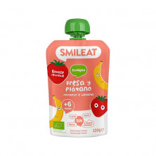 Pouch De Fresa Y Platano 100gr Eco - Smileat