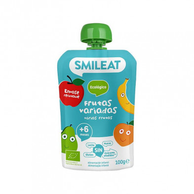 Pouch De Frutas Variadas 100gr Eco - Smileat Pouch De Frutas Variadas 100gr Eco - Smileat