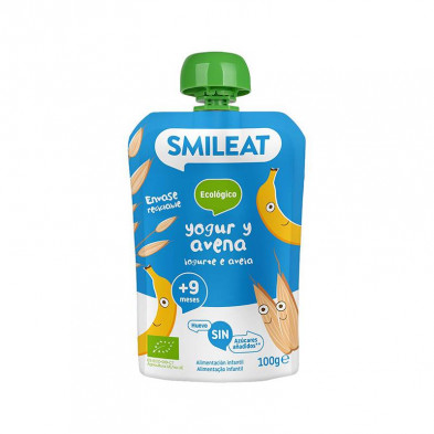 Pouch Yogur Y Avena 100 Gr Eco - Smileat Pouch Yogur Y Avena 100 Gr Eco - Smileat
