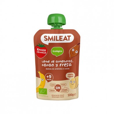 Pouch Almendra, Cacao Y Fresa 100g Eco - Smileat Pouch Almendra, Cacao Y Fresa 100g Eco - Smileat