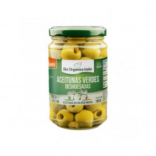 Aceituna Verde Deshuesada 280g - Bio Organica Italia