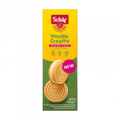 Galletas Vainilla Cream Sugar Free 115g - Schar