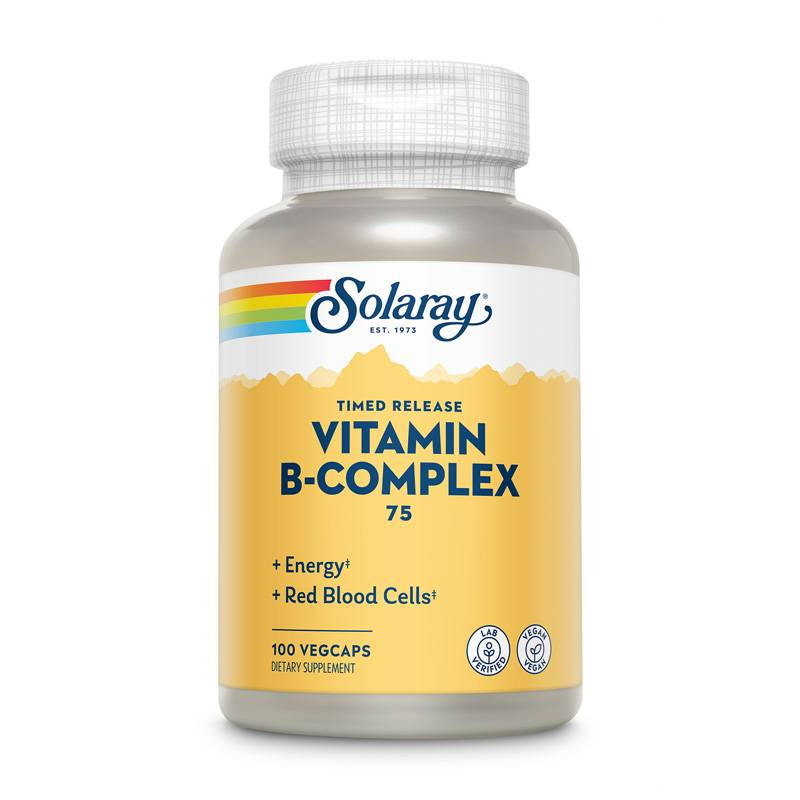 B Complex Accion Retardada 100cap - Solaray