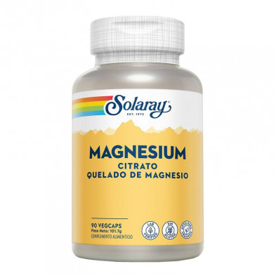 Magnesium 200mg 90cap - Solaray Magnesium 200mg 90cap - Solaray