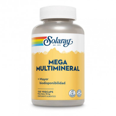 Mega Multimineral 120cap - Solaray Mega Multimineral 120cap - Solaray
