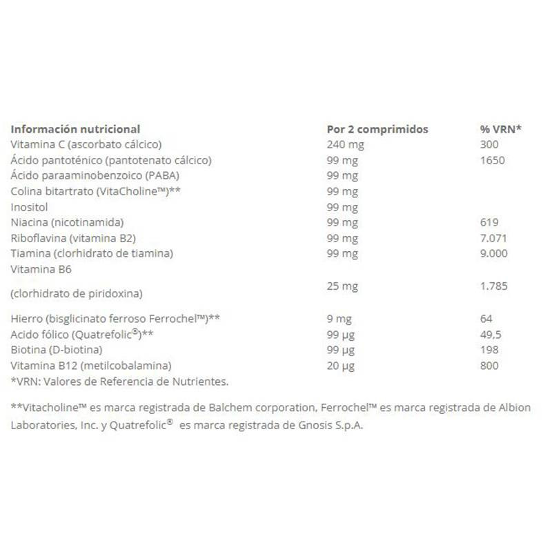 Vitaminas B99 60comp - Nutrinat Evolution