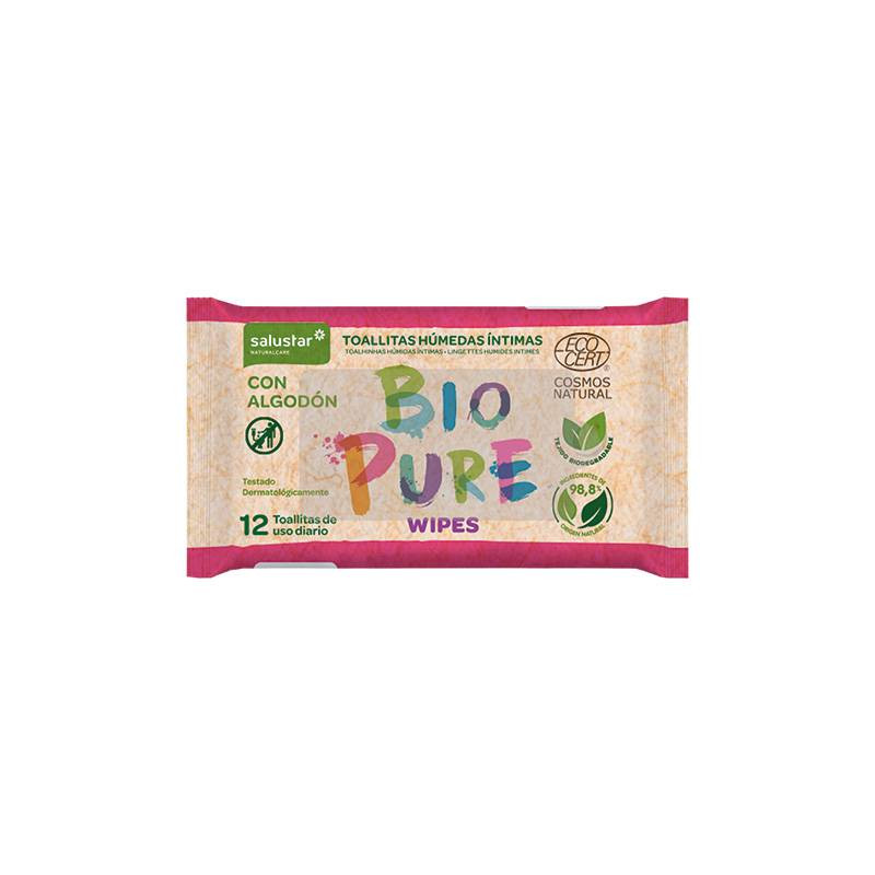 Toallita Higiene Intima Ecocert Biopur 12ud