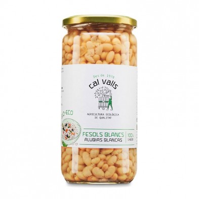 Alubias Blancas Cocidas Eco 500g - Cal Valls Alubias Blancas Cocidas Eco 500g - Cal Valls