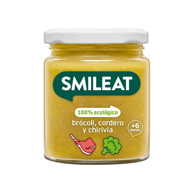 Tarrito De Brocoli Cordero y Chirivía 230gr - Smileat