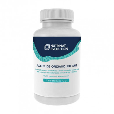 Aceite Oregano 150mg 60cap - Nutrinat Evolution Aceite Oregano 150mg 60cap - Nutrinat Evolution