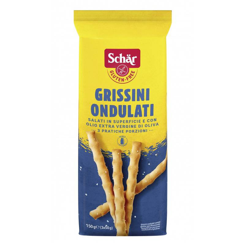 Palitos Grissini Ondulati 150 Gr 3ud - Schar
