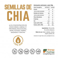 Semillas Chía Xxl Pack 1kg - Energy Feelings