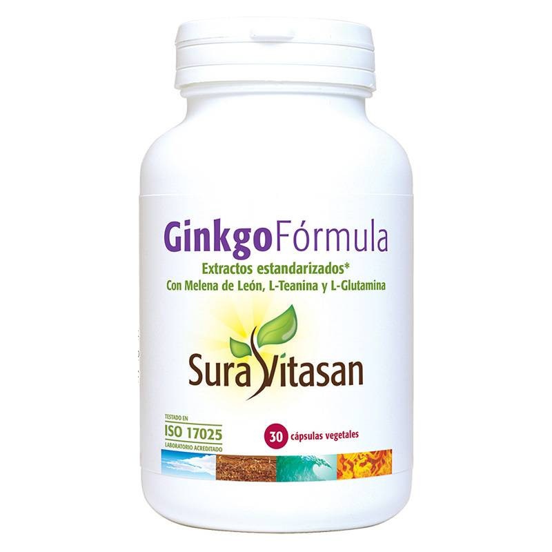 Ginkgo Fórmula 30 Caps - Sura Vitasan