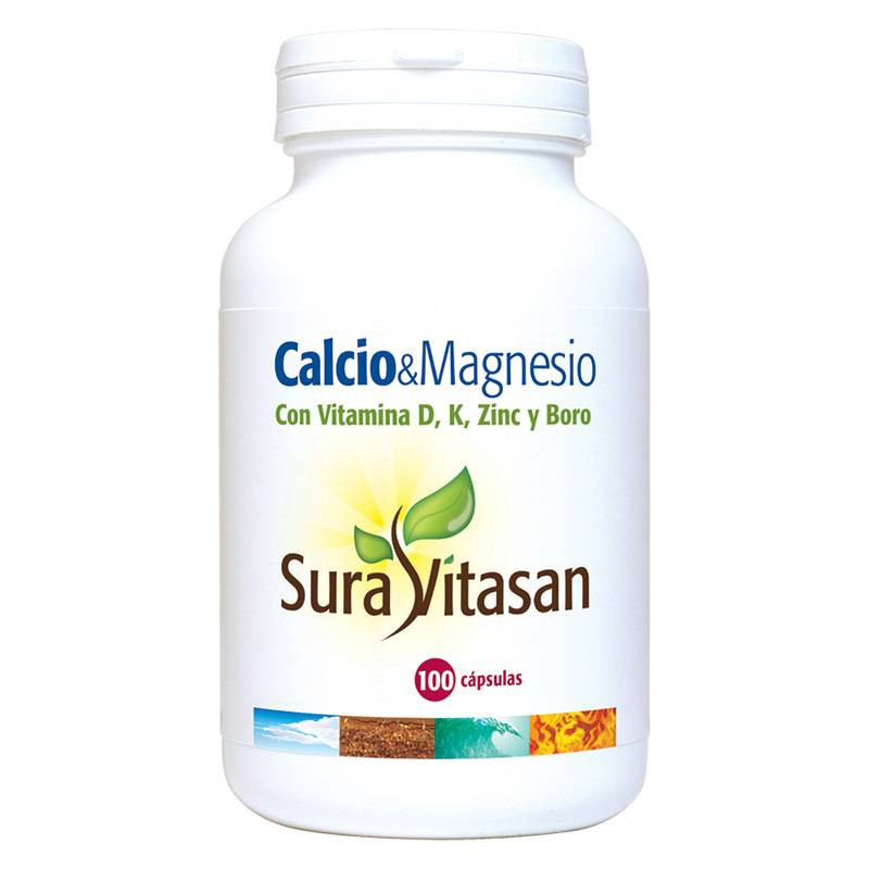Calcio+Magnesio 100comp - Sura Vitasan