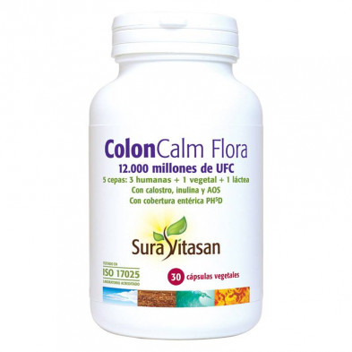Colon Calm Flora 30 Caps - Sura Vitasan Colon Calm Flora 30 Caps - Sura Vitasan
