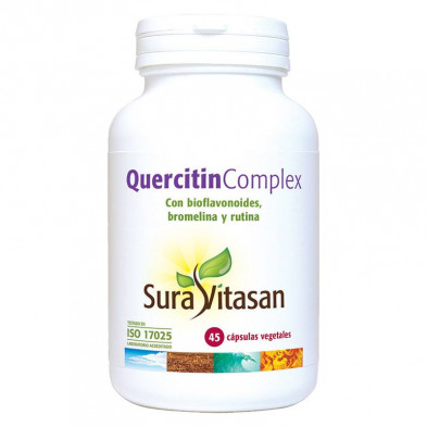 Quercitina 600mg 45 Cápsulas - Sura Vitasan Quercitina 600mg 45 Cápsulas - Sura Vitasan
